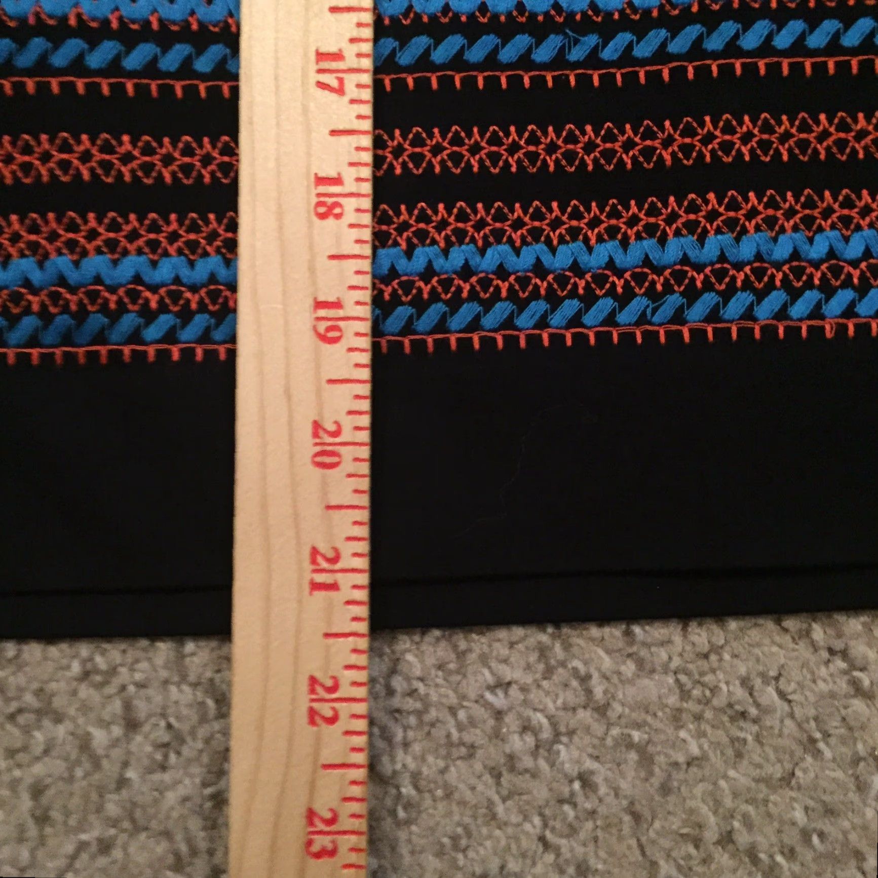 Brooks Brothers Brooks Brothers Skirt 14P Petite Knee Length Blue Striped Embroidered Pencil Women's Size 36" / US 14 / IT 50 - 6 Thumbnail