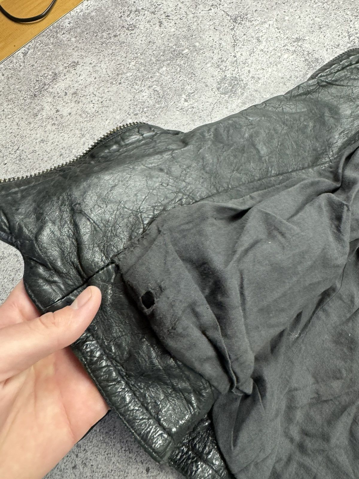 Allsaints AVANT GARDE RICK OWENS STYLE ALLSAINTS OPIUM LEATHER JACKET Size M / US 6-8 / IT 42-44 - 11 Thumbnail