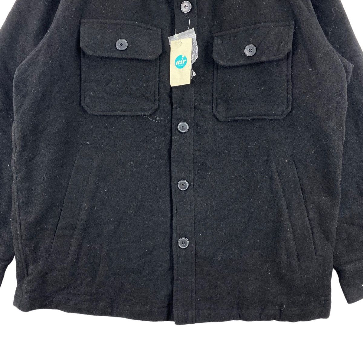 Uniqlo UNIQLO New With Tag Unworn Button Up Pockets Black Coat Size US L / EU 52-54 / 3 - 3 Thumbnail