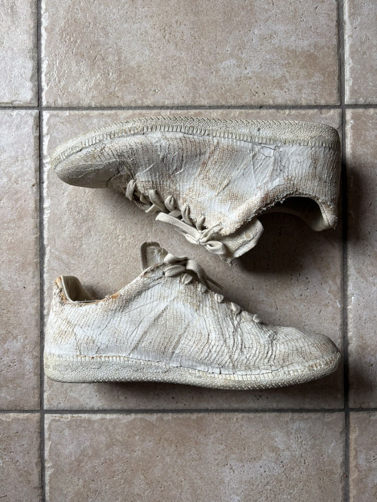 Maison Margiela Plaster Cast Replica German Army Trainers Size US 8 / EU 41 - 1 Thumbnail