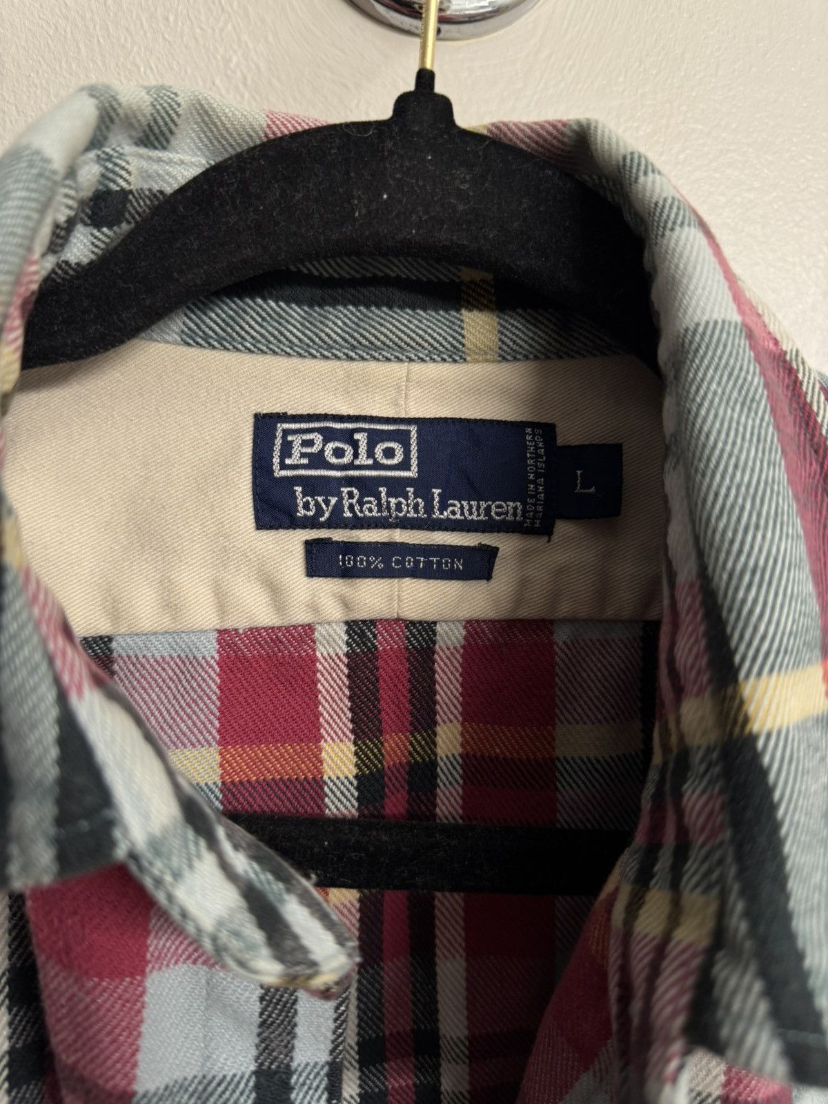 Polo Ralph Lauren × Vintage rare ralph lauren oversized flannel Size US L / EU 52-54 / 3 - 3 Thumbnail
