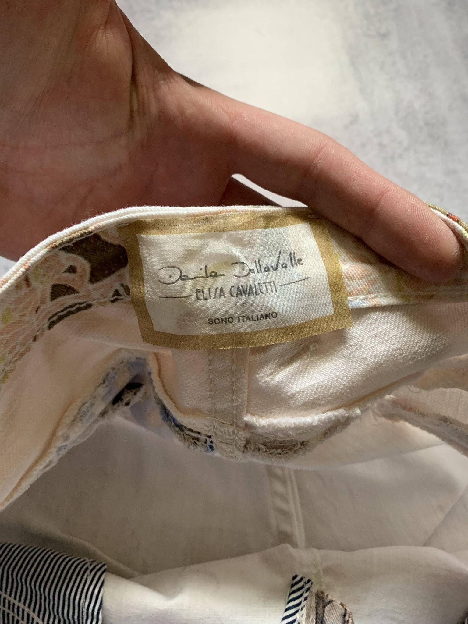 Elisa Cavaletti Elisa Cavaletti Overprinted Pants Womens 32 Size 32" / US 10 / IT 46 - 7 Thumbnail