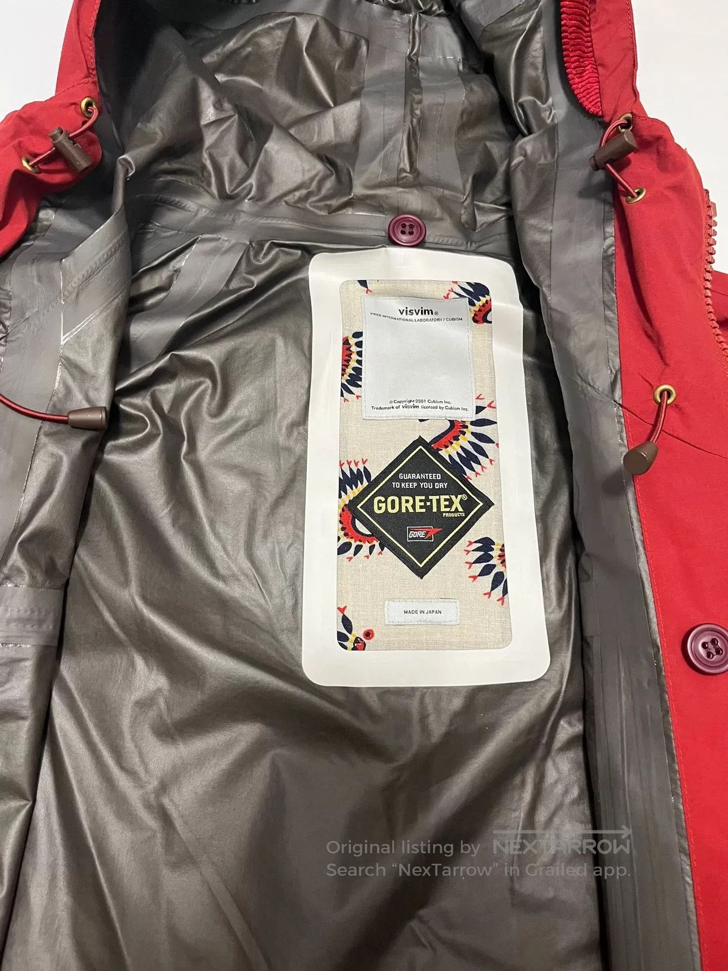 Visvim visvim red hooded jacket with tags. Size US M / EU 48-50 / 2 - 4 Thumbnail