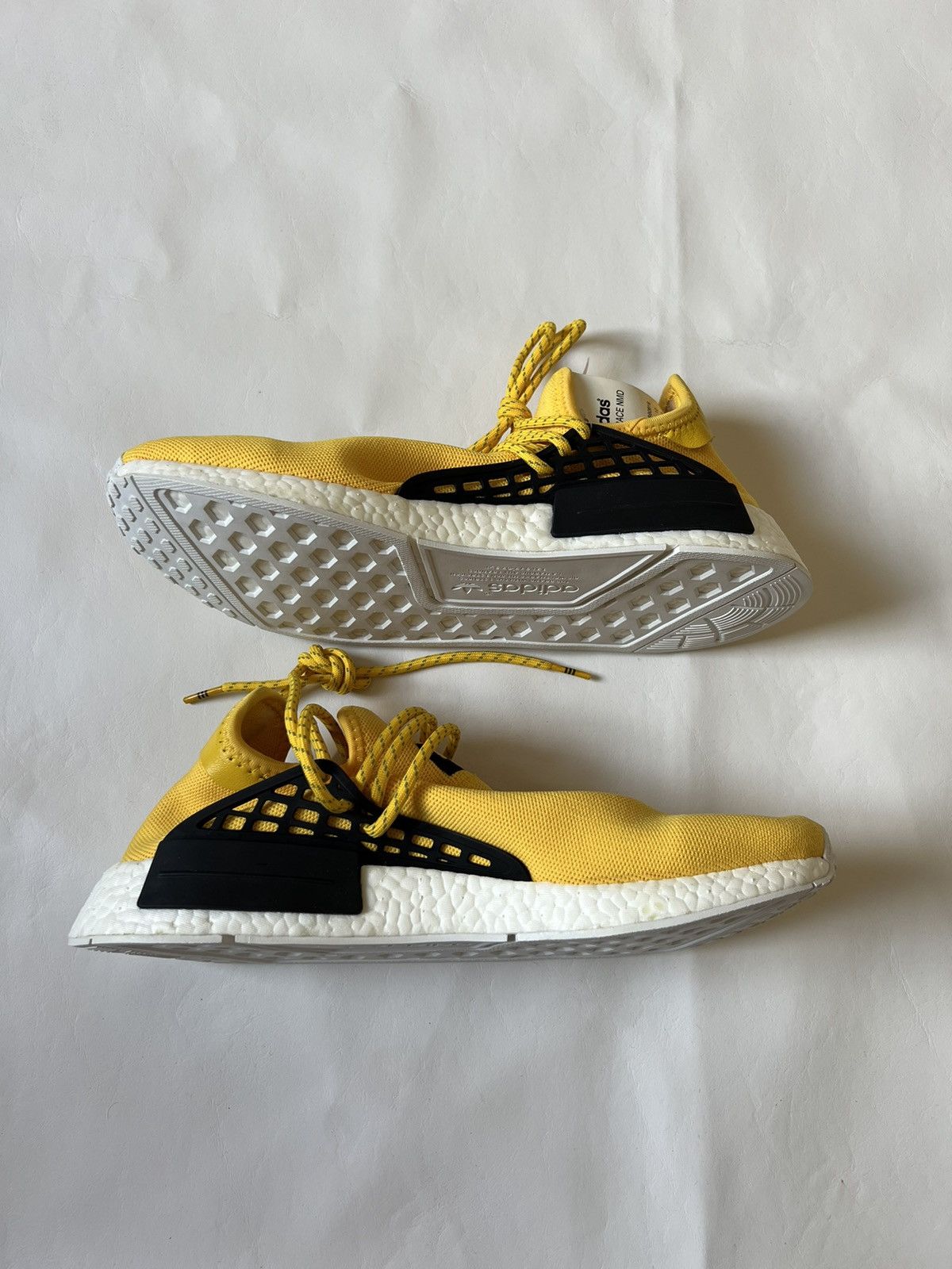 image of Adidas Pharrell Nmd Human Race Yellow 10.5 Shoes, Men's