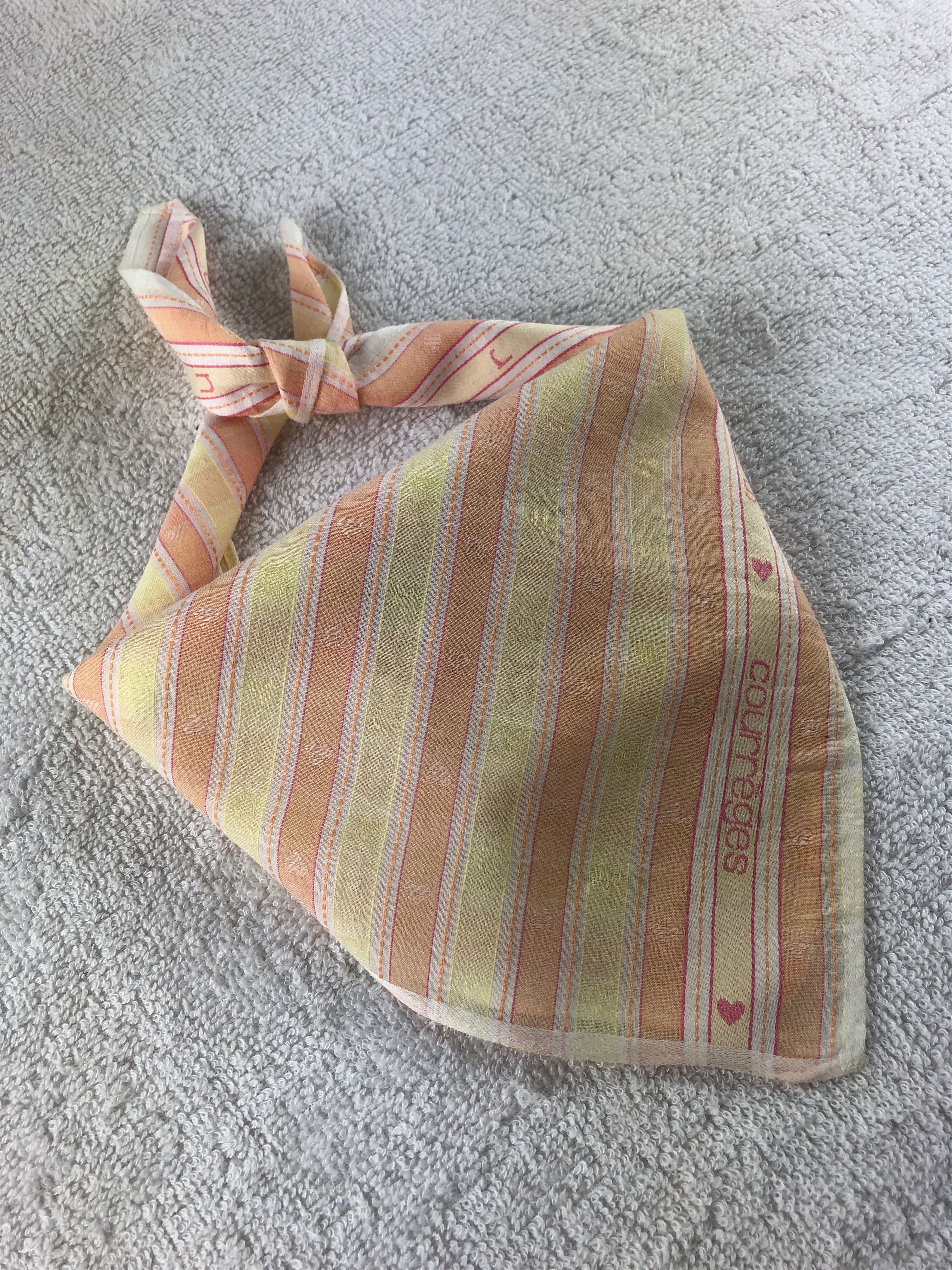 Courreges × Vintage Courreges Handkerchief / Bandana / Neckerchief Size ONE SIZE - 1 Thumbnail