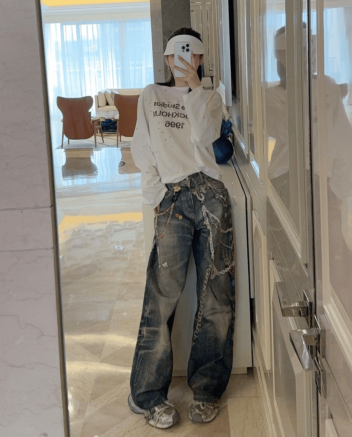 Acne Studios Acne Studios Blue Baggy Fit 1981F Jeans Size 32" / US 10 / IT 46 - 2 Thumbnail