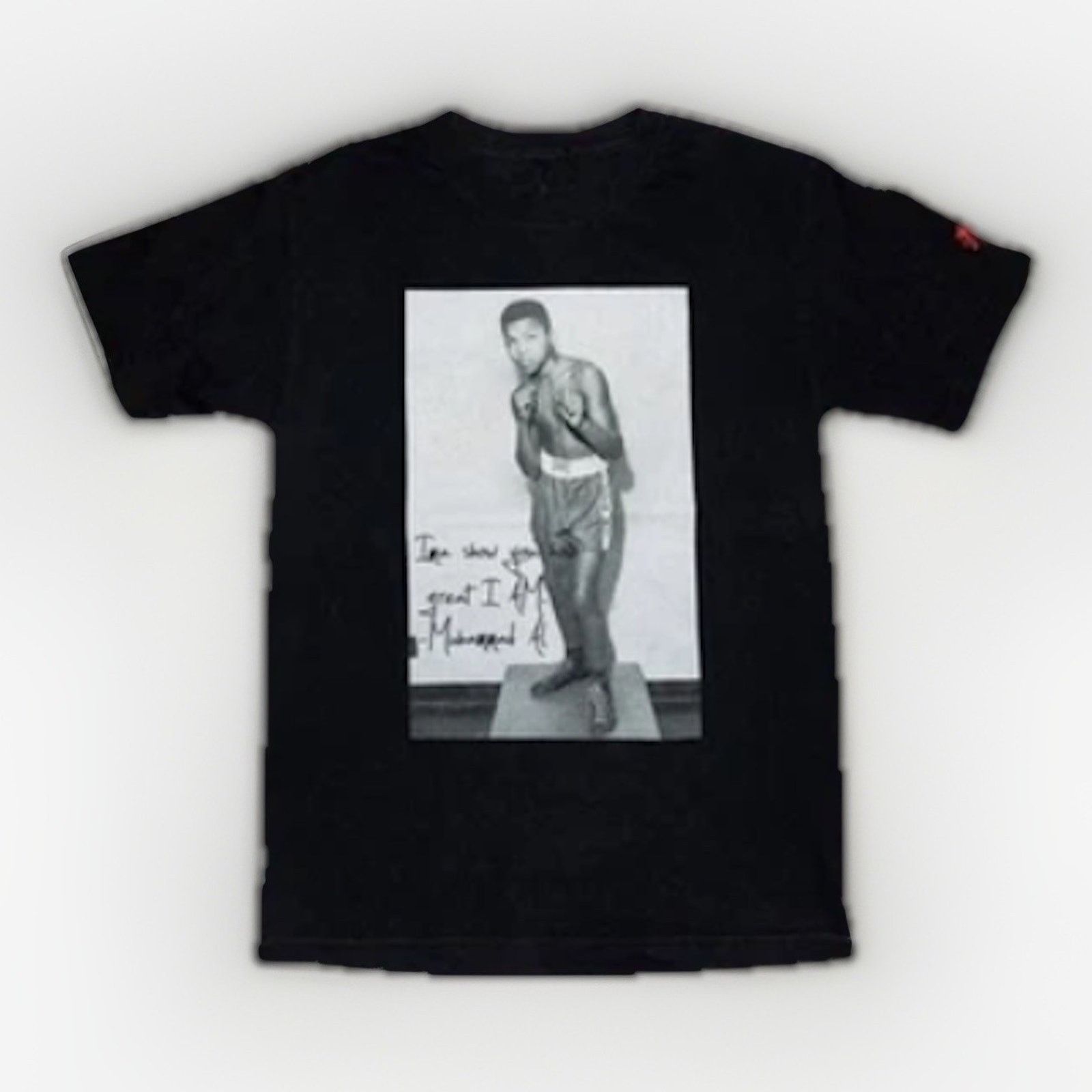 SSUR × Vintage SSUR Controlled Muhammad Ali Graphic T-Shirt Black S 17x25 Size US S / EU 44-46 / 1 - 1 Thumbnail