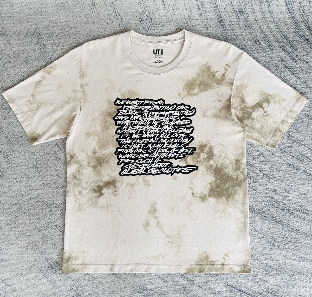 Futura × Japanese Brand × Uniqlo Uniqlo x Futura Tie Dye Shirt Size US L / EU 52-54 / 3 - 6 Thumbnail