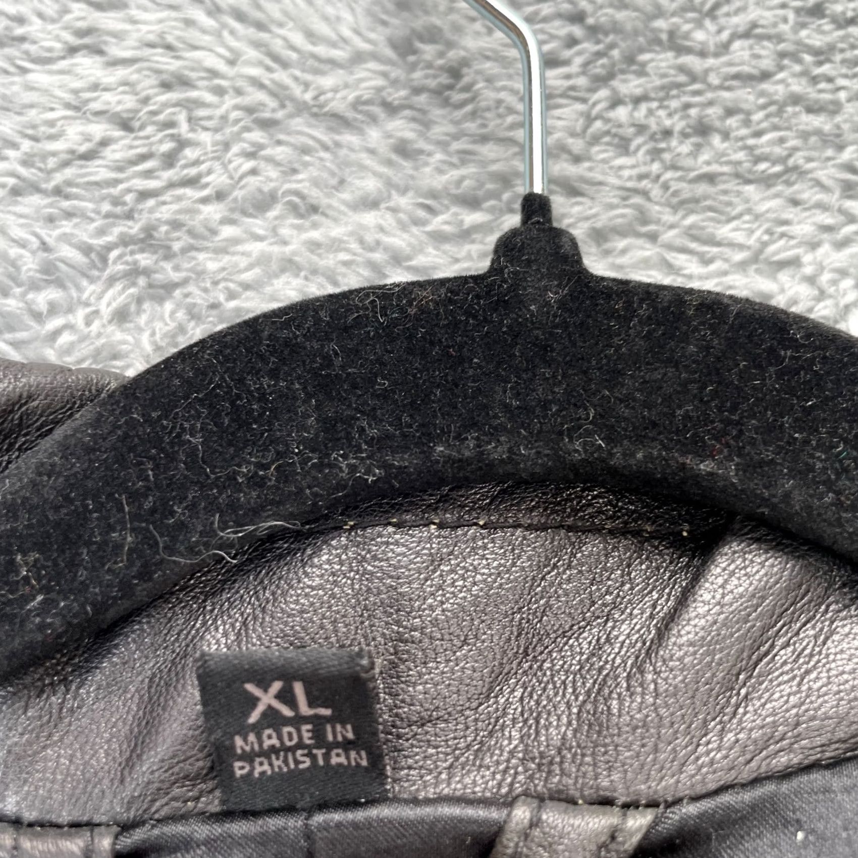 Doublet Xpert Jacket Womens XL Motorcycle Leather Black Double Breasted Button Front Short Coat Size XL / US 12-14 / IT 48-50 - 6 Thumbnail