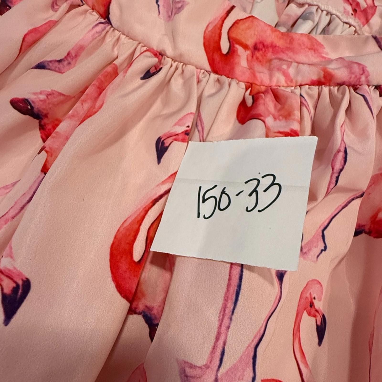 Other Party Skirts pink flamingo pleated full midi skirt SZ XS Size 26" / US 2 / IT 38 - 10 Thumbnail