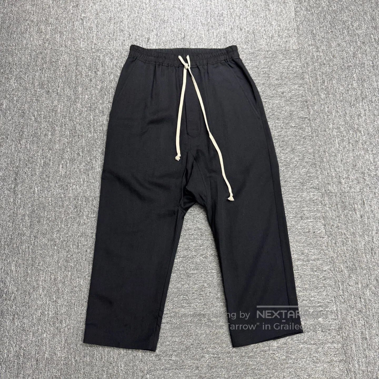 Rick Owens RICK OWENS Main Line: 9-point wool casual pants| Size US 30 / EU 46 - 1 Thumbnail