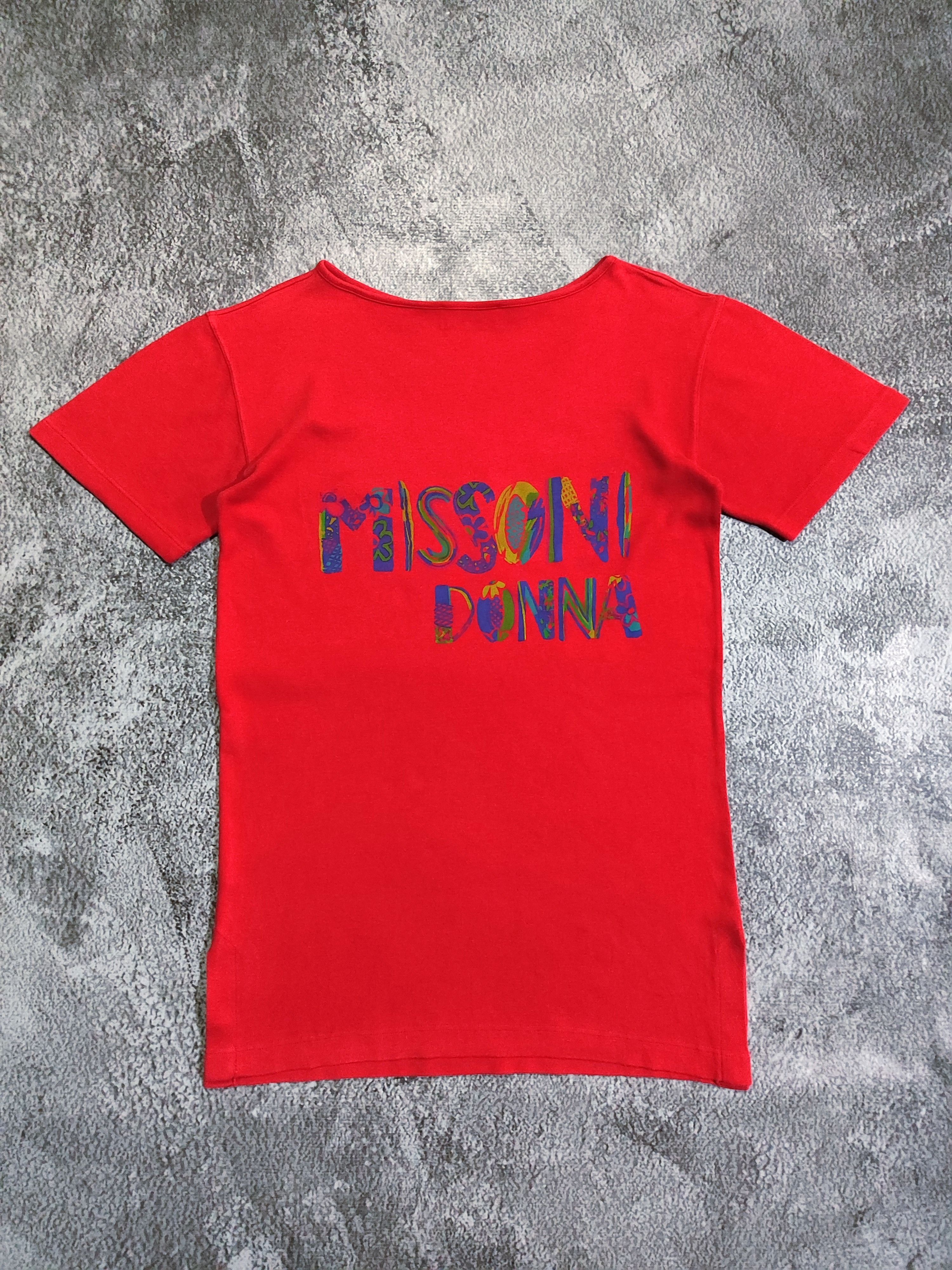 Missoni × Vintage Vintage Missoni Donna Tee Size M / US 6-8 / IT 42-44 - 1 Thumbnail