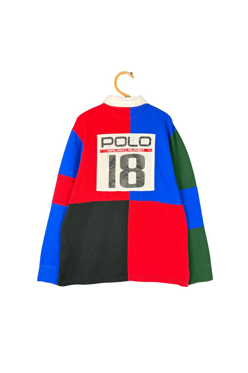 Polo Ralph Lauren Polo Ralph Lauren RL18 Colorblock Rugby Shirt Size US M / EU 48-50 / 2 - 2 Thumbnail