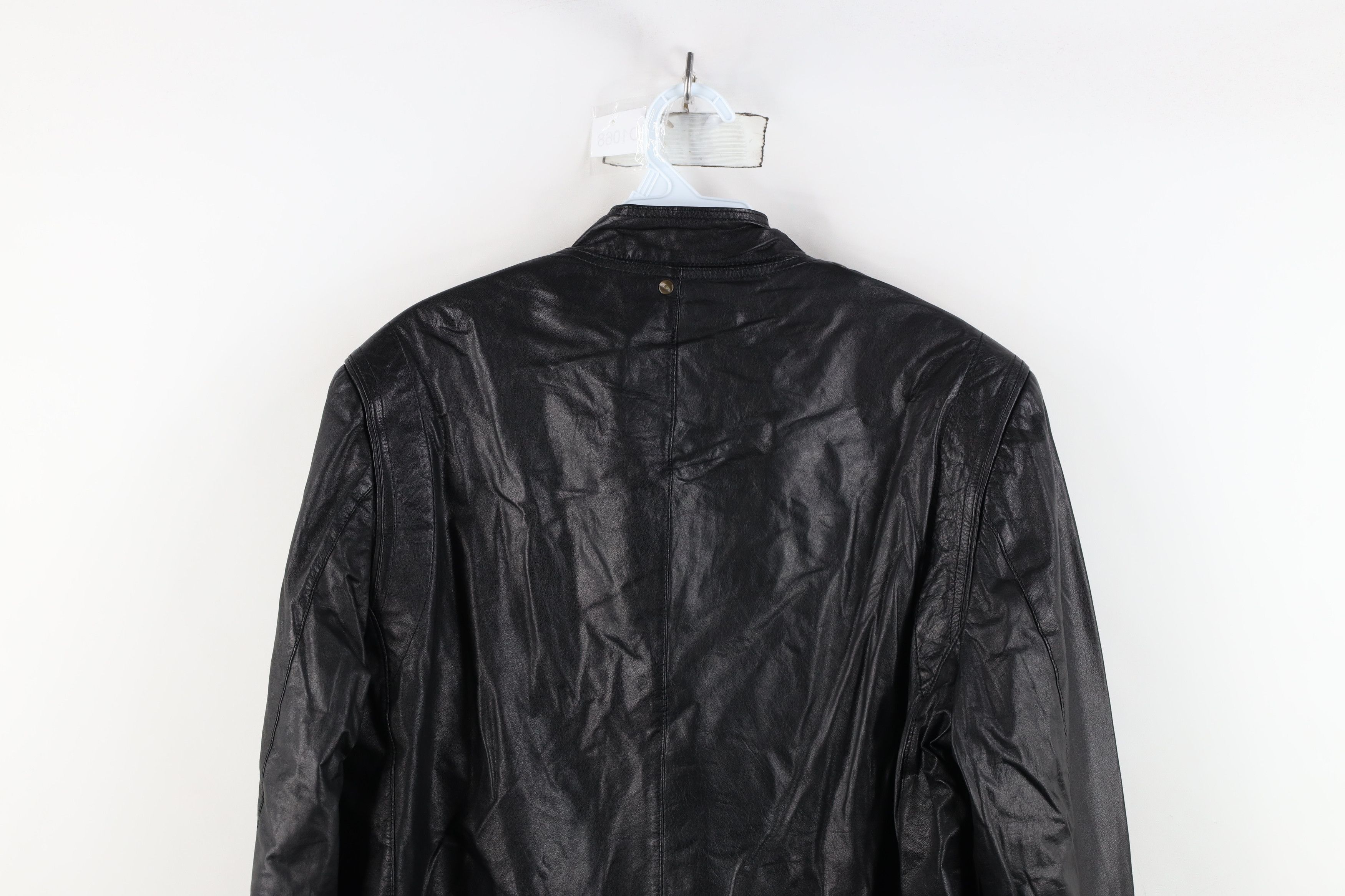 Vintage Vintage 80s 90s Streetwear Cafe Racer Bomber Jacket Black Size M / US 6-8 / IT 42-44 - 15 Thumbnail