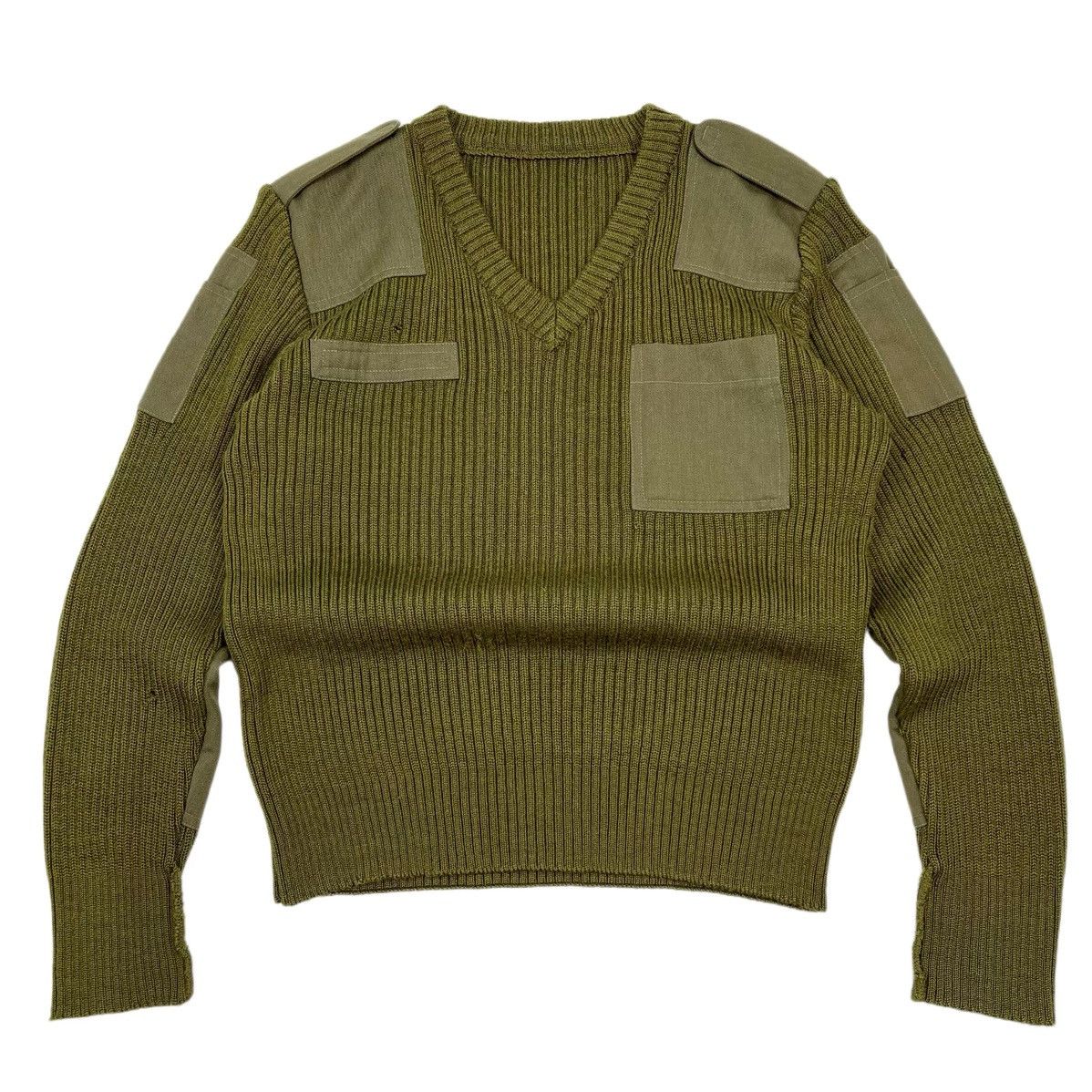 Vintage Vintage military surplus utility knit sweater Size US M / EU 48-50 / 2 - 1 Thumbnail