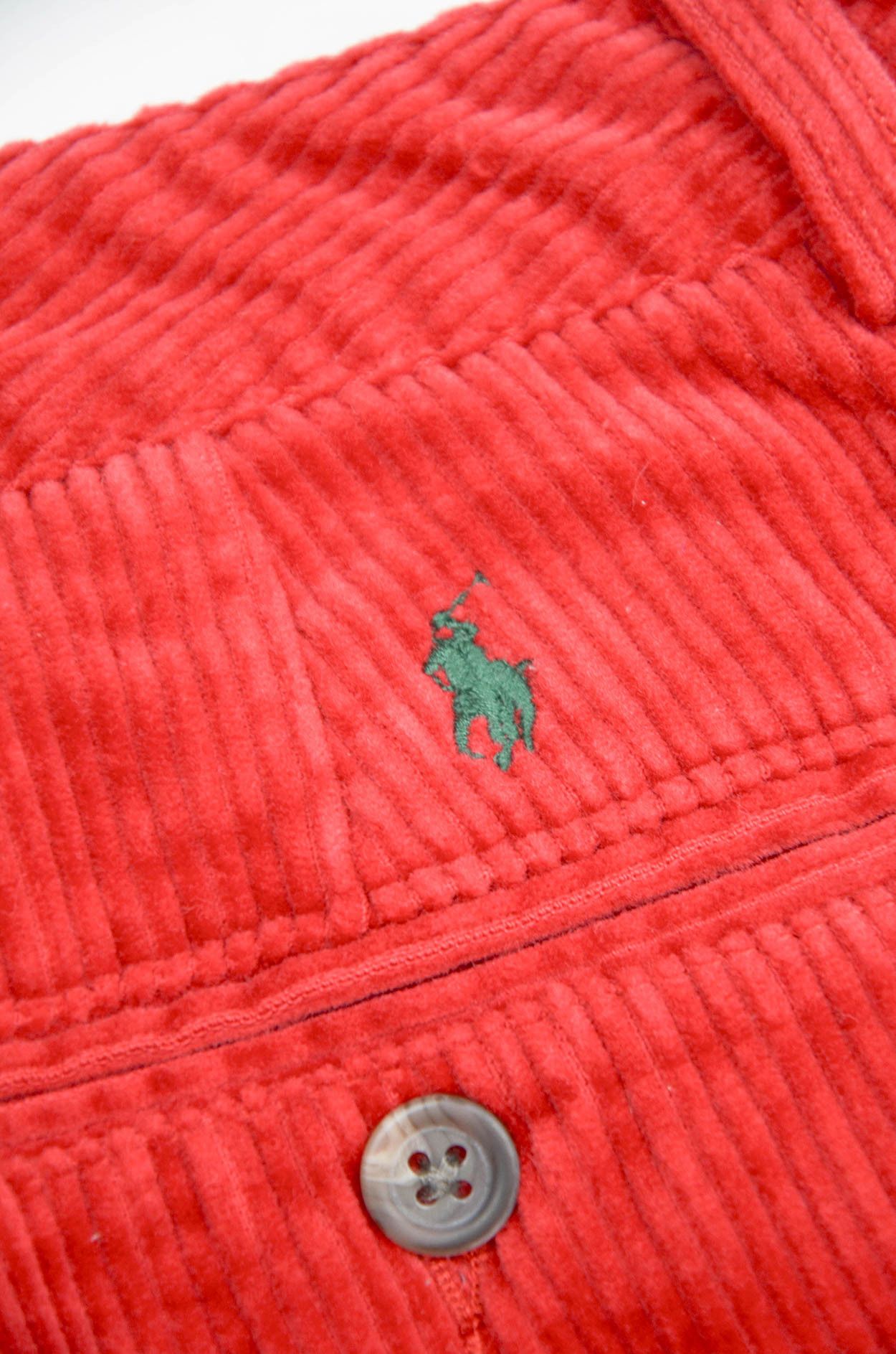 Polo Ralph Lauren Polo Ralph Lauren Red Corduroy Pants – Size 14 Size 30" / US 8 / IT 44 - 14 Thumbnail