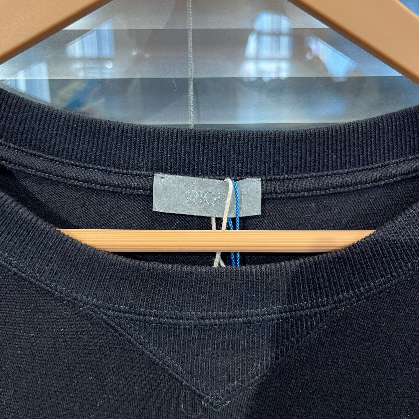 Dior Dior Safety Pin Logo Embroidered T-Shirt Size US L / EU 52-54 / 3 - 3 Thumbnail