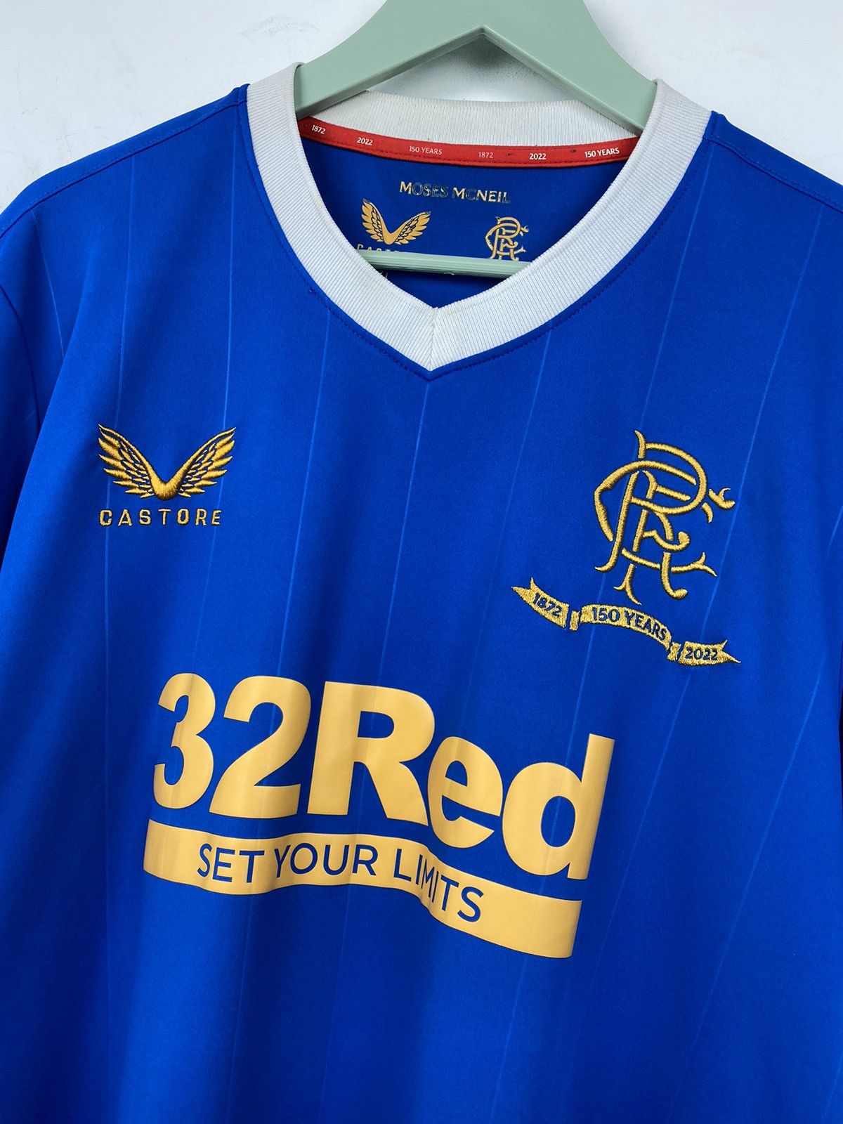 Castore Glasgow Rangers 2021 2022 Castore Football Jersey PSG Milan Size US XL / EU 56 / 4 - 2 Thumbnail