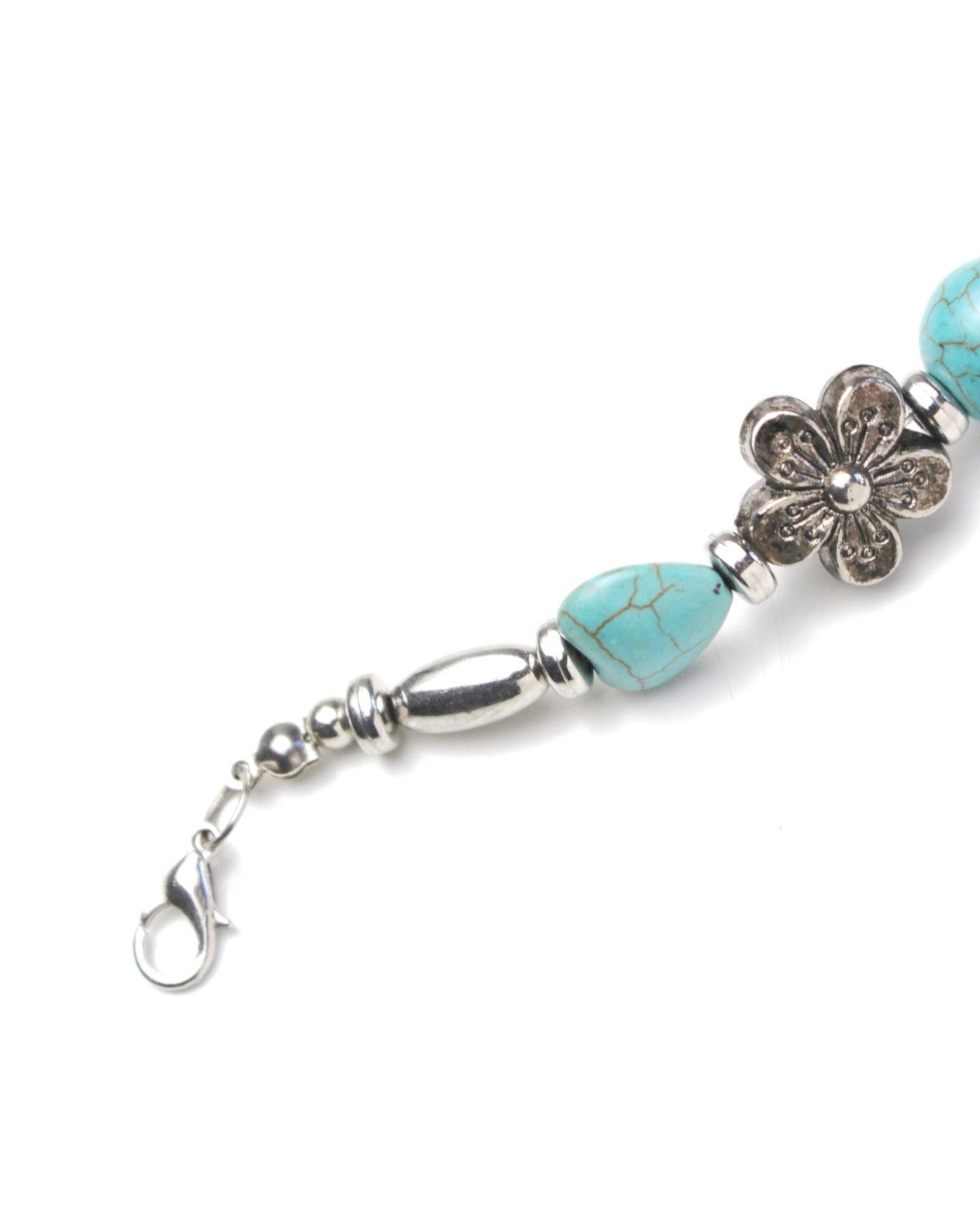 Hysteric Glamour 2000S JAPANESE MADE DAISY BLOOM TURQUOISE METAL BRACELET Size ONE SIZE - 3 Thumbnail