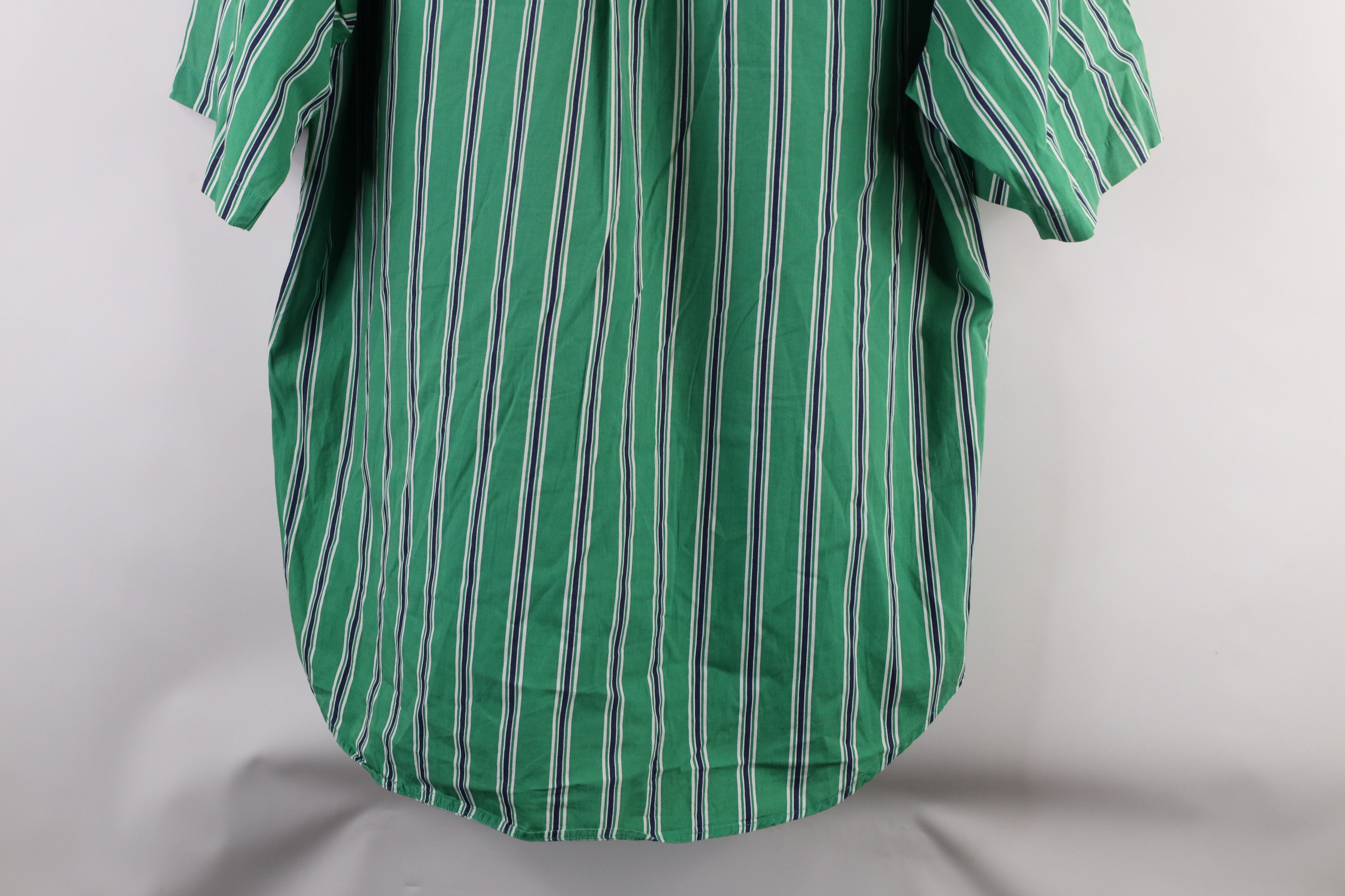 Vintage Vintage 90s Streetwear Fit Striped Short Sleeve Button Shirt Size US M / EU 48-50 / 2 - 11 Thumbnail