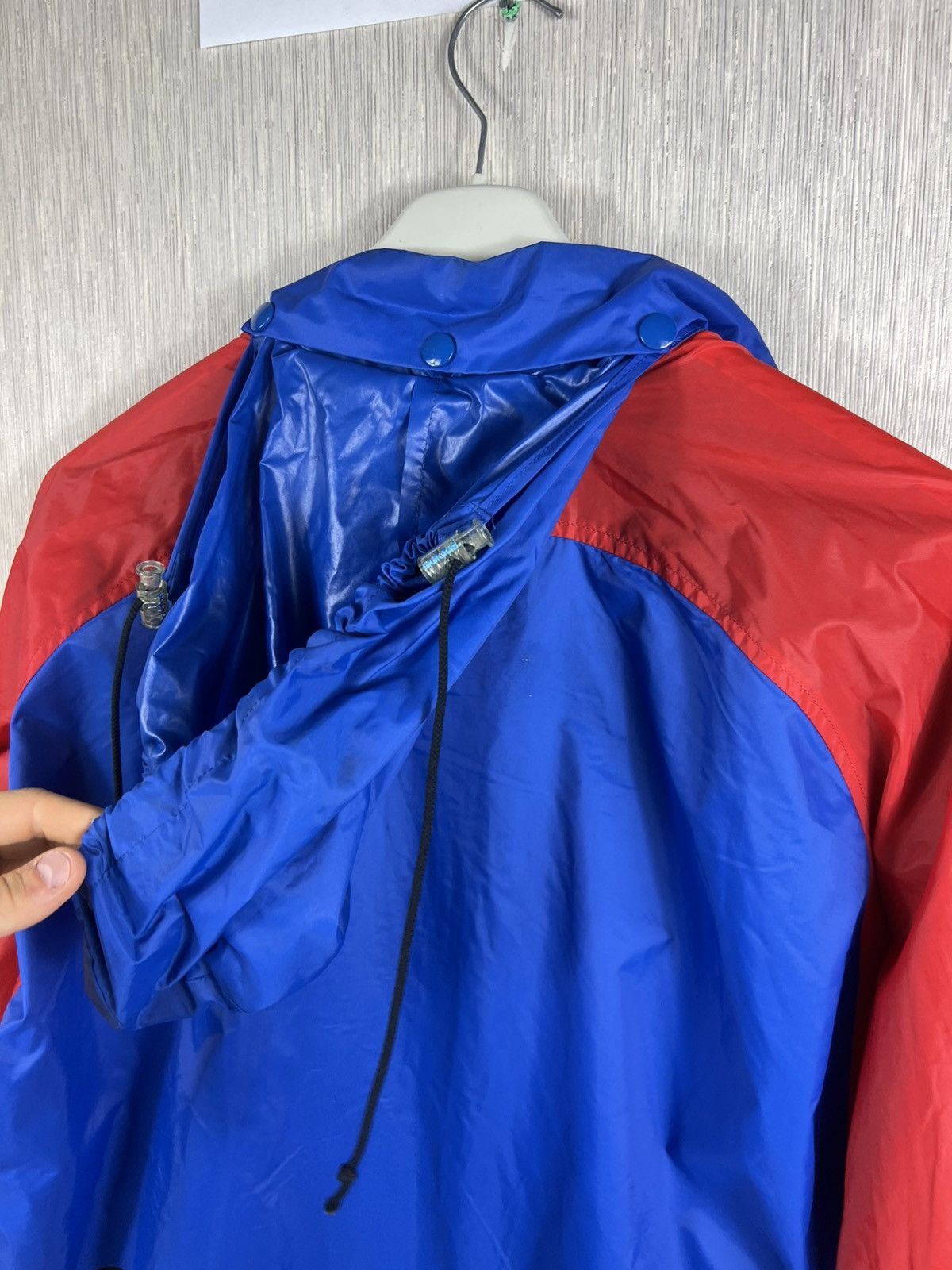 Adidas Vintage 80s Adidas nylon windbreaker jacket water sports Size US M / EU 48-50 / 2 - 19 Thumbnail