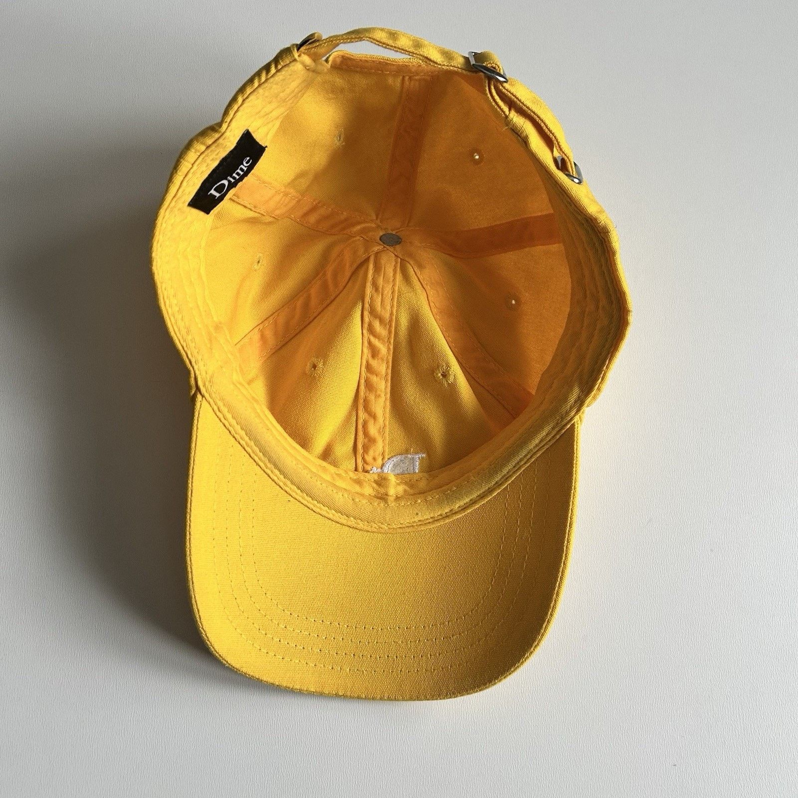 Dime Dime MTL Hat Baseball Cap Strapback Yellow Classic Logo Size ONE SIZE - 3 Thumbnail