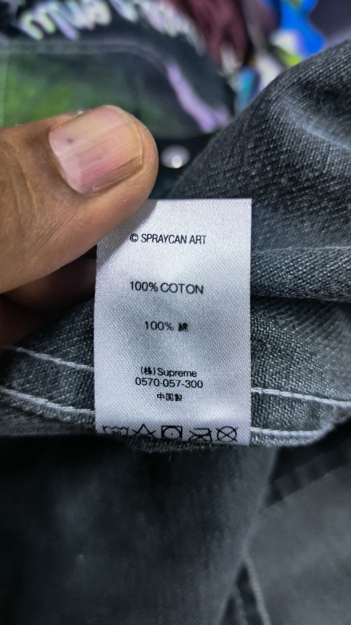 Supreme FW18 Supreme Lion’s Den Denim Trucker Jacket Multicolour Size US M / EU 48-50 / 2 - 13 Thumbnail