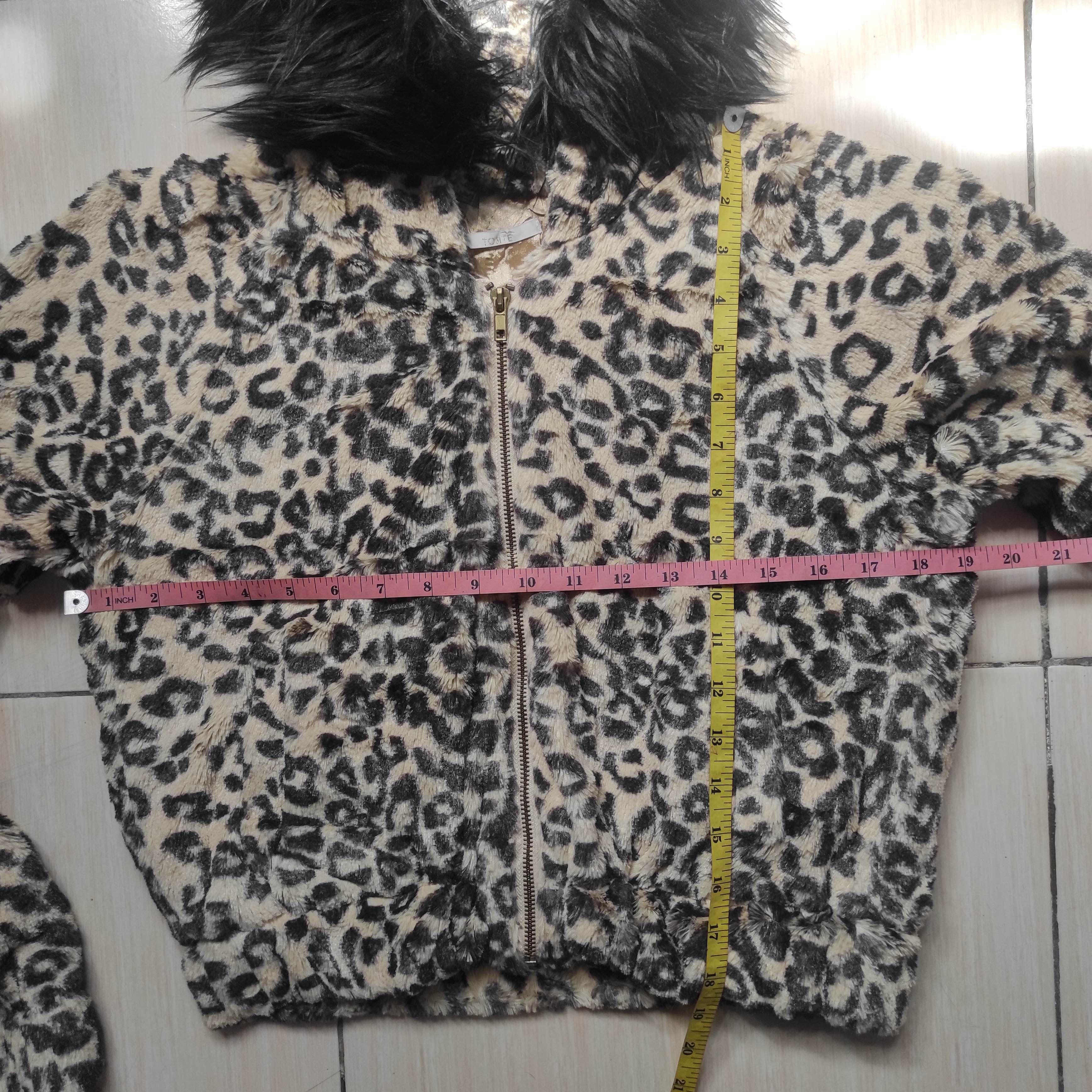 Hysteric Glamour Torte Sherpa Leopard Fur Zip Hoodie Lgb IfSixWasNine style Size M / US 6-8 / IT 42-44 - 16 Thumbnail