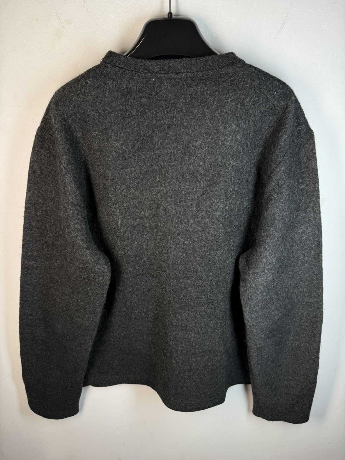 Yves Saint Laurent Wool YSL Sweater Soft Warm Grey YSL Sweatshirt Size US M / EU 48-50 / 2 - 19 Thumbnail
