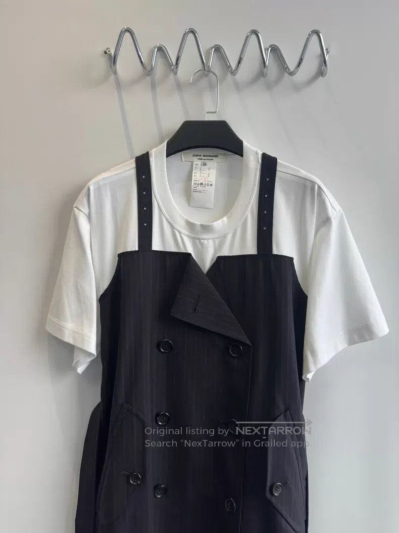 Comme des Garcons Comme des Garcons Deconstructed patched faux two-piece T-s Size XS / US 0-2 / IT 36-38 - 2 Thumbnail