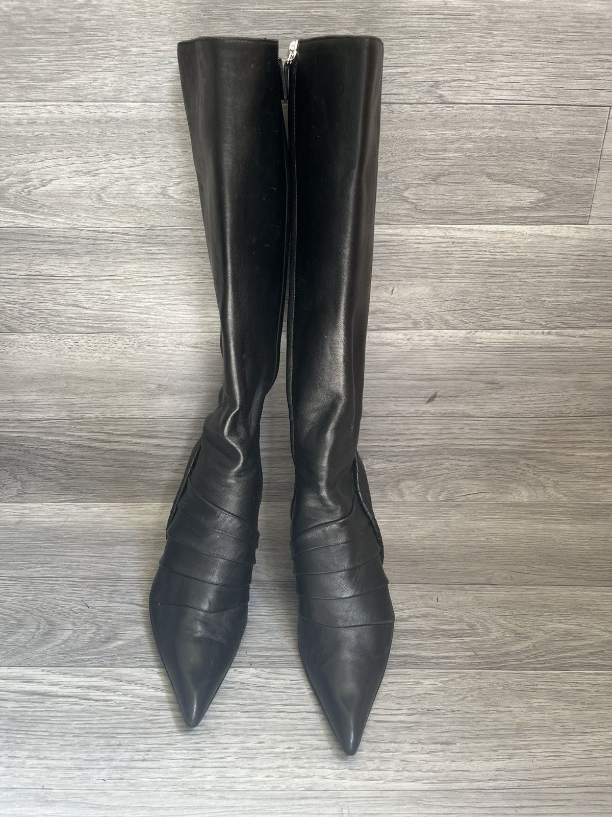 Celine Vintage Celine pointed toe Y2k boot tomford era, eldante 38 Size US 8 / IT 38 - 2 Thumbnail