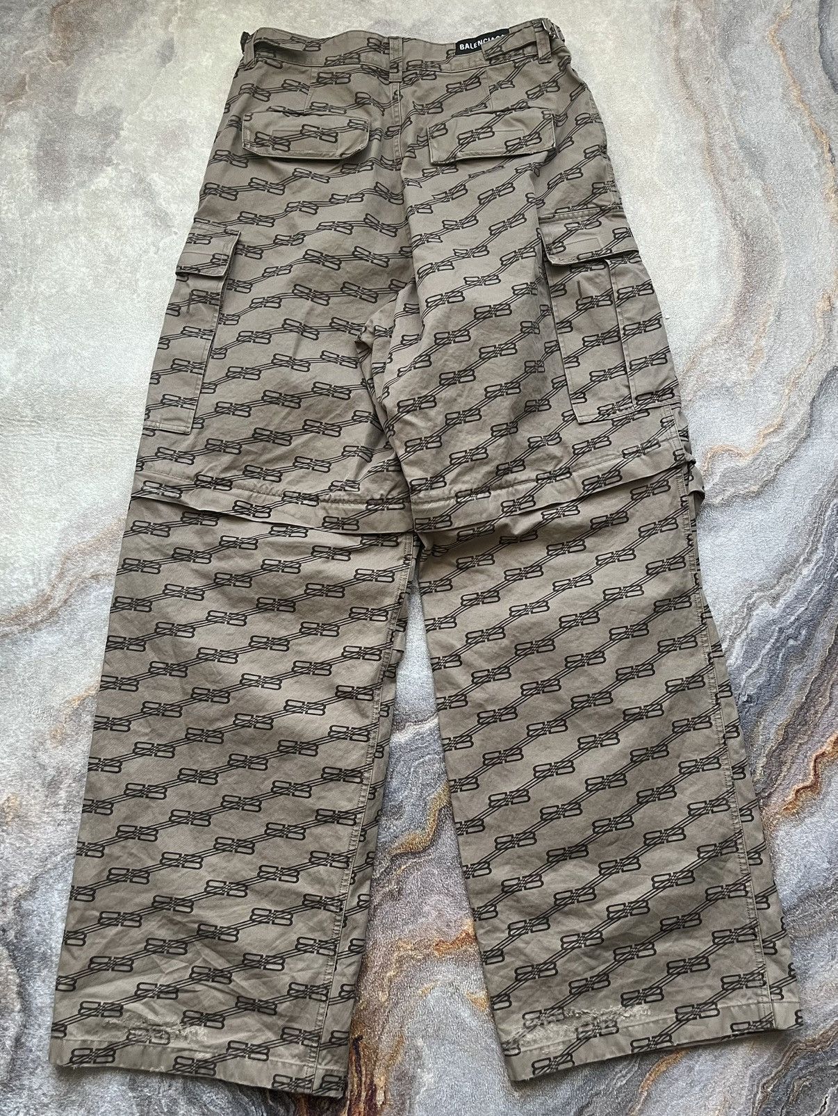 Balenciaga Blaenciaga BB Monogram Convertable cargos Size US 30 / EU 46 - 3 Thumbnail