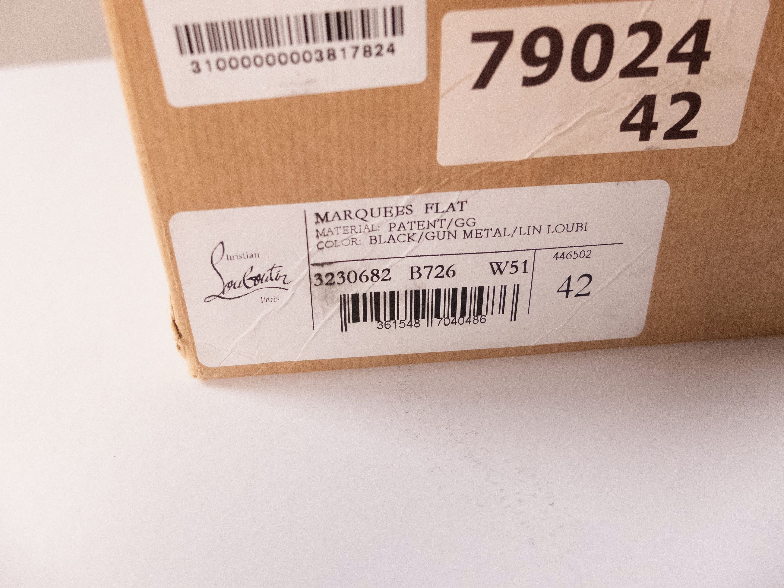 Christian Louboutin CHRISTIAN LOUBOUTIN Marquees black patent leather shoes 9 42 Size US 9 / EU 42 - 17 Thumbnail