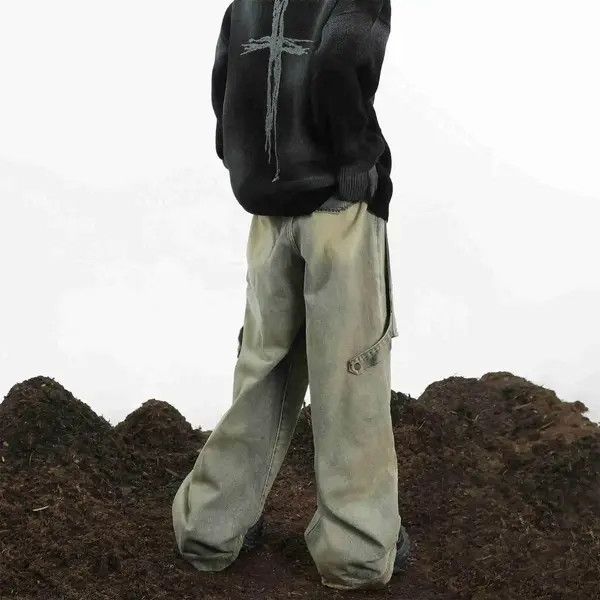 Jean Fukatsu x natsu Opium Baggy Denim Jeans y2k Size US 30 / EU 46 - 7 Thumbnail