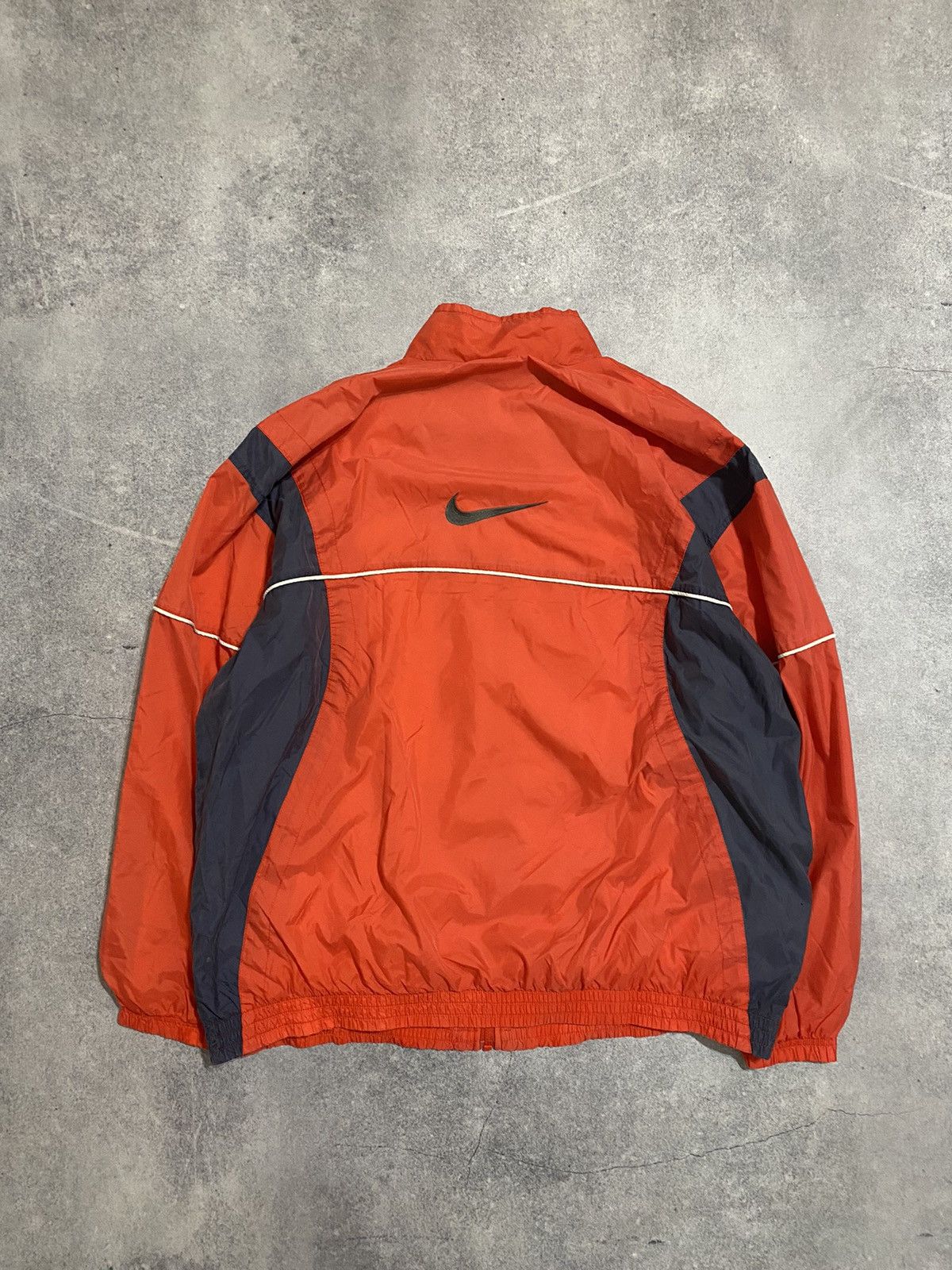 Nike × Vintage Vintage Nike Track Jacket Big Swoosh Size US XL / EU 56 / 4 - 4 Thumbnail