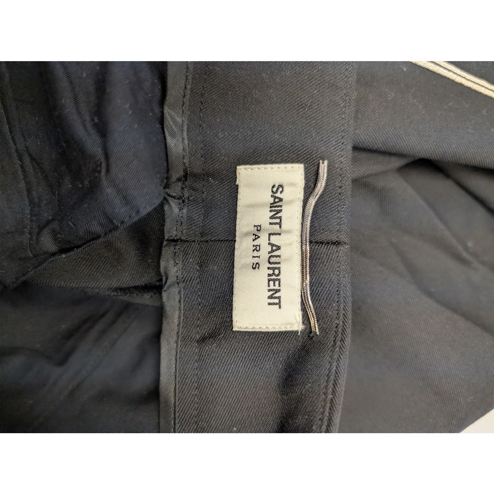 Saint Laurent Paris o1rshd1 CC20 Slacks Pants in Black Size US 32 / EU 48 - 14 Thumbnail