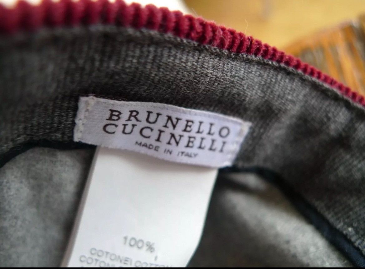 Brunello Cucinelli Brunello Cucinelli corduroy cap hat Size ONE SIZE - 4 Thumbnail