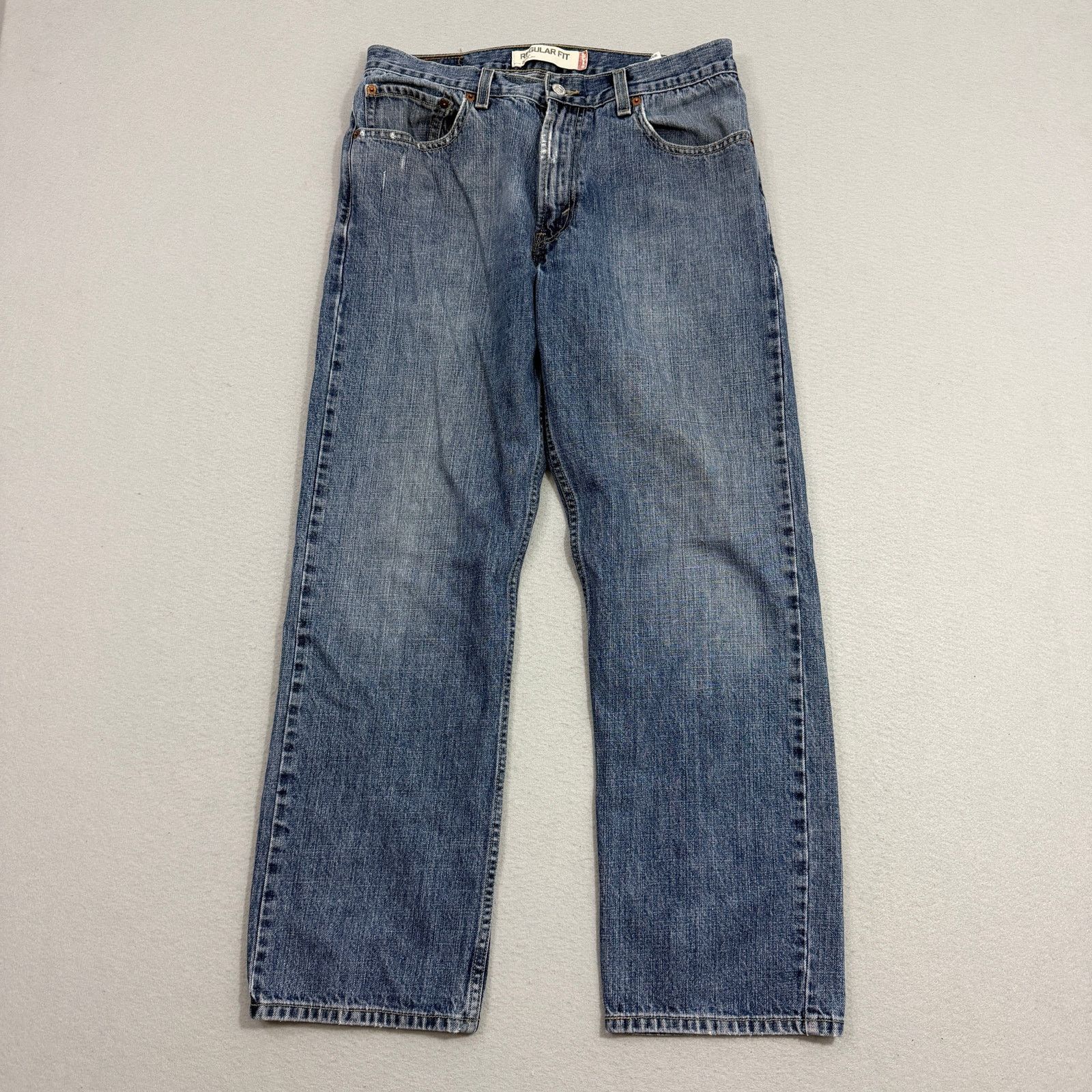 Levi's Vintage Levis 505 Regular Fit Jeans Mens 33x30 Faded 2006 Size US 33 - 1 Thumbnail