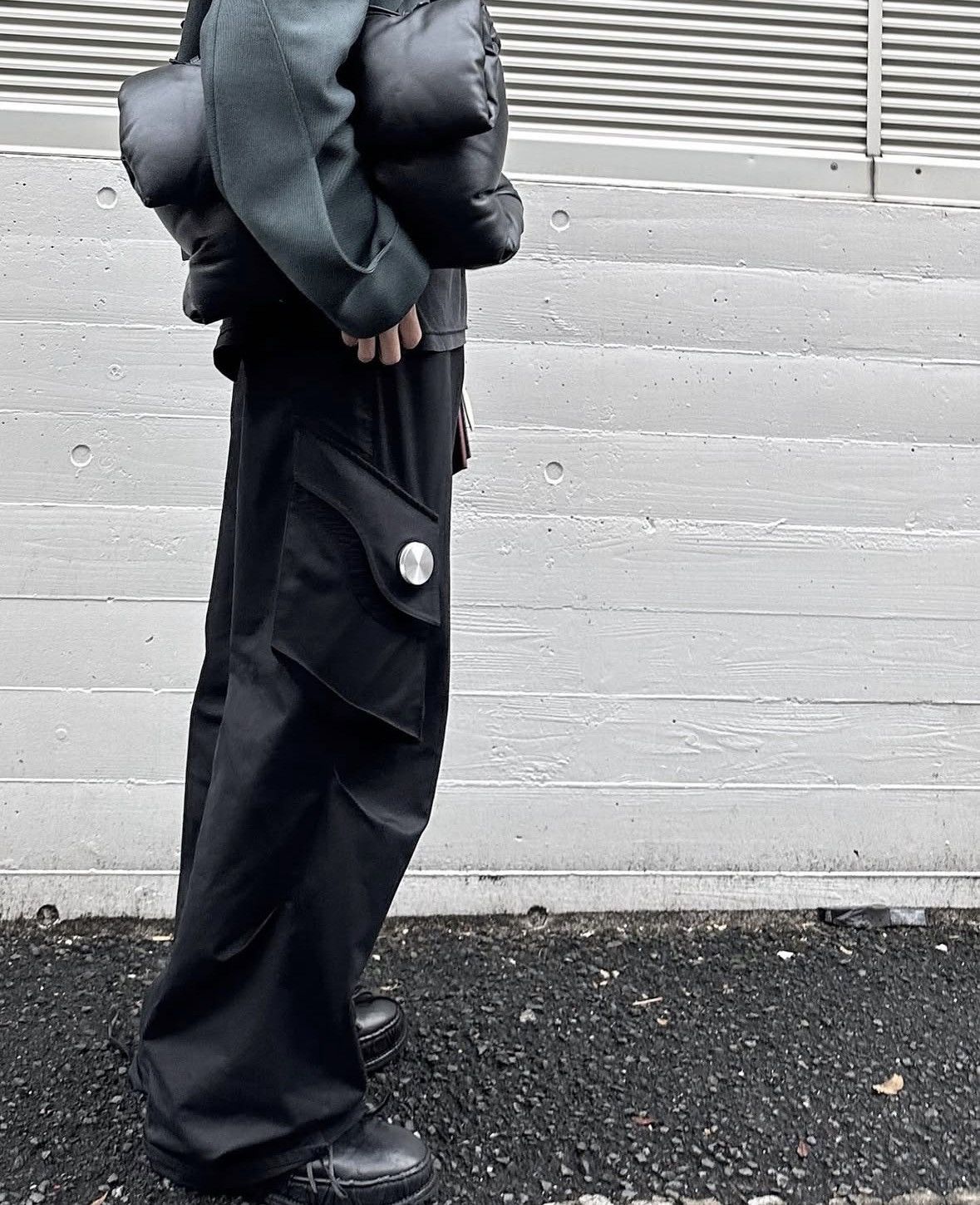 CMMAWEAR × Vuja De Cmmawear Gaia Cargo Trousers（black） | Grailed