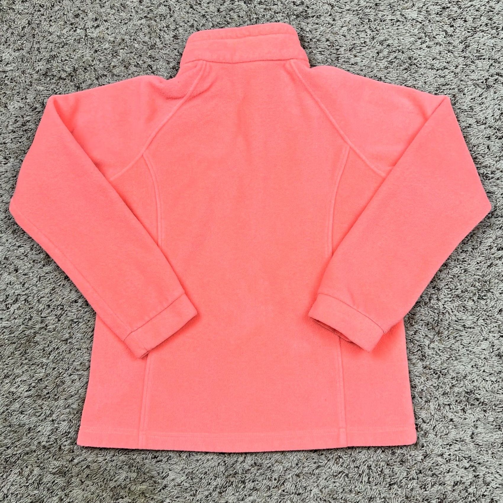 Logo 7 Columbia Full Zip Hoodie Jacket Womens Small Pink Embroidered Logo Pockets Warm Fleece Outdoor Style Size S / US 4 / IT 40 - 3 Thumbnail