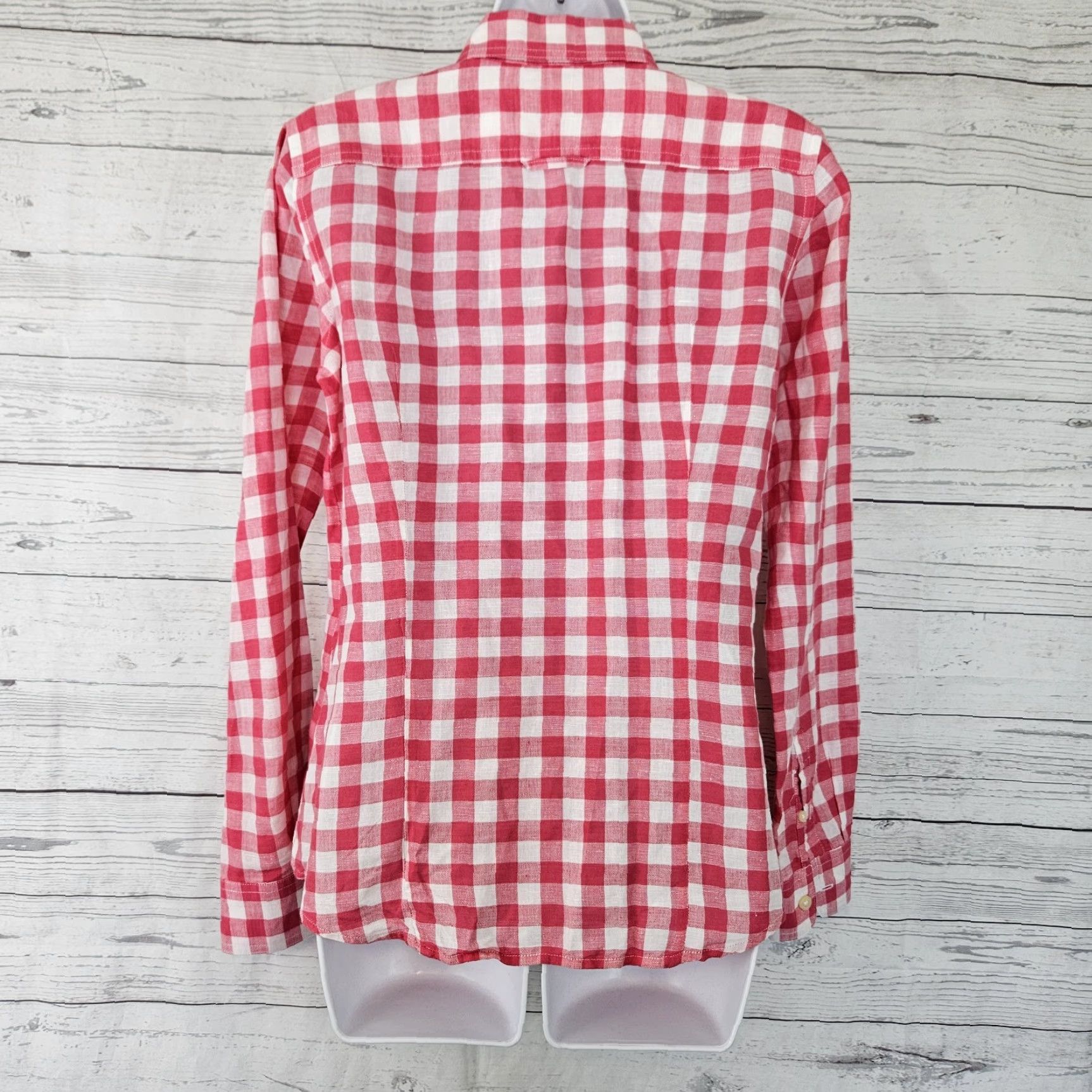 Banana Republic Banana Republic Womens Button-Up Shirt XS Pink Cotton Linen Shirt Womens XS Pink Banana Republic Button-Up Shirt Size XS / US 0-2 / IT 36-38 - 3 Thumbnail