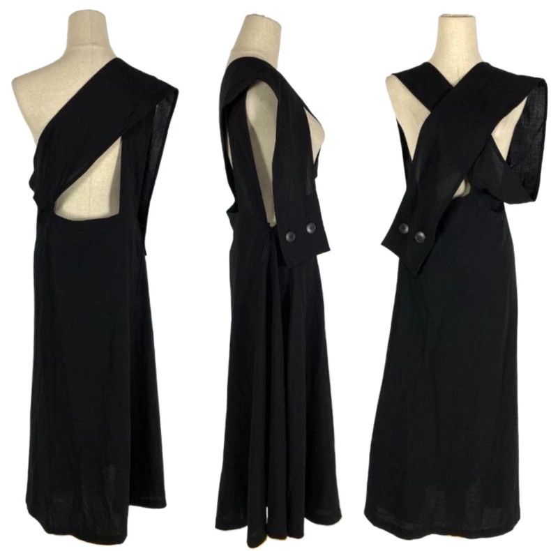 Y's Y's Dark temperament slanting shoulder deformation suspend Size M / US 6-8 / IT 42-44 - 1 Thumbnail