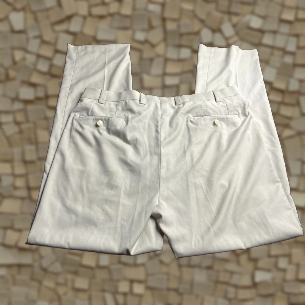 Calvin Klein Calvin Klein Pants Men's 38x32 Tan Dress Pants Regular Flat Front Pockets - Workwear, Business, Casual - 38x32, Polyester Rayon Size US 38 / EU 54 - 1 Thumbnail