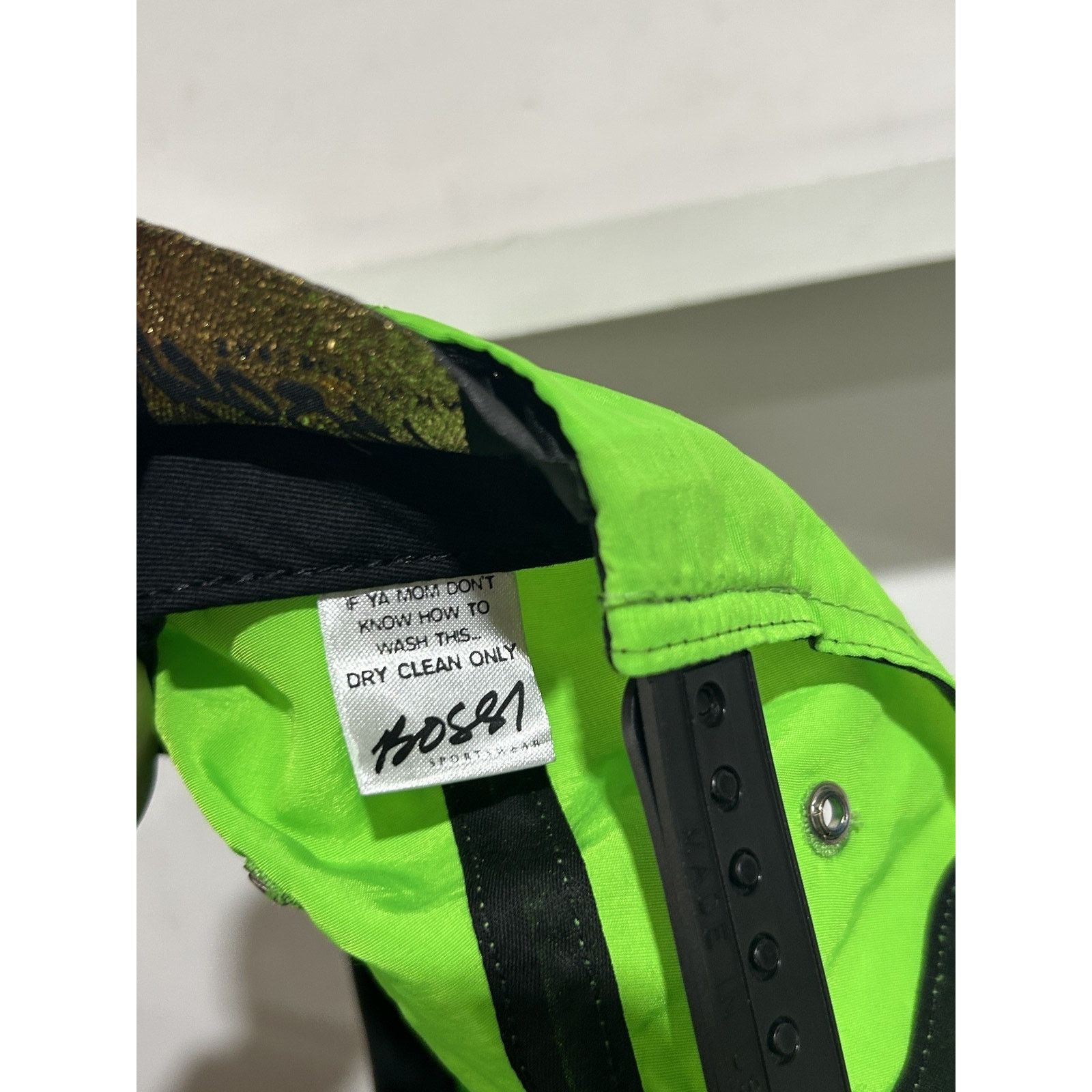 Bossi Sportswear BOSSI LOGO GREEN CAP PREOWNED Size ONE SIZE - 4 Thumbnail