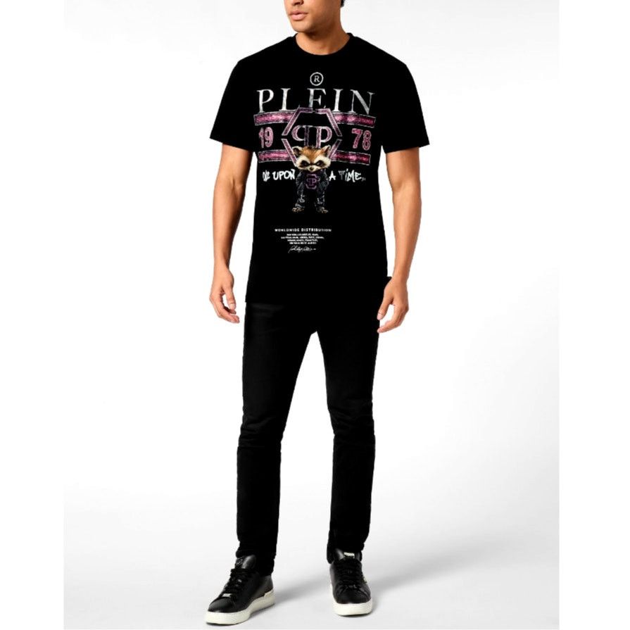 Philipp Plein Philipp Plein Black Plein College Animals T-Shirt Size L Size US L / EU 52-54 / 3 - 2 Thumbnail