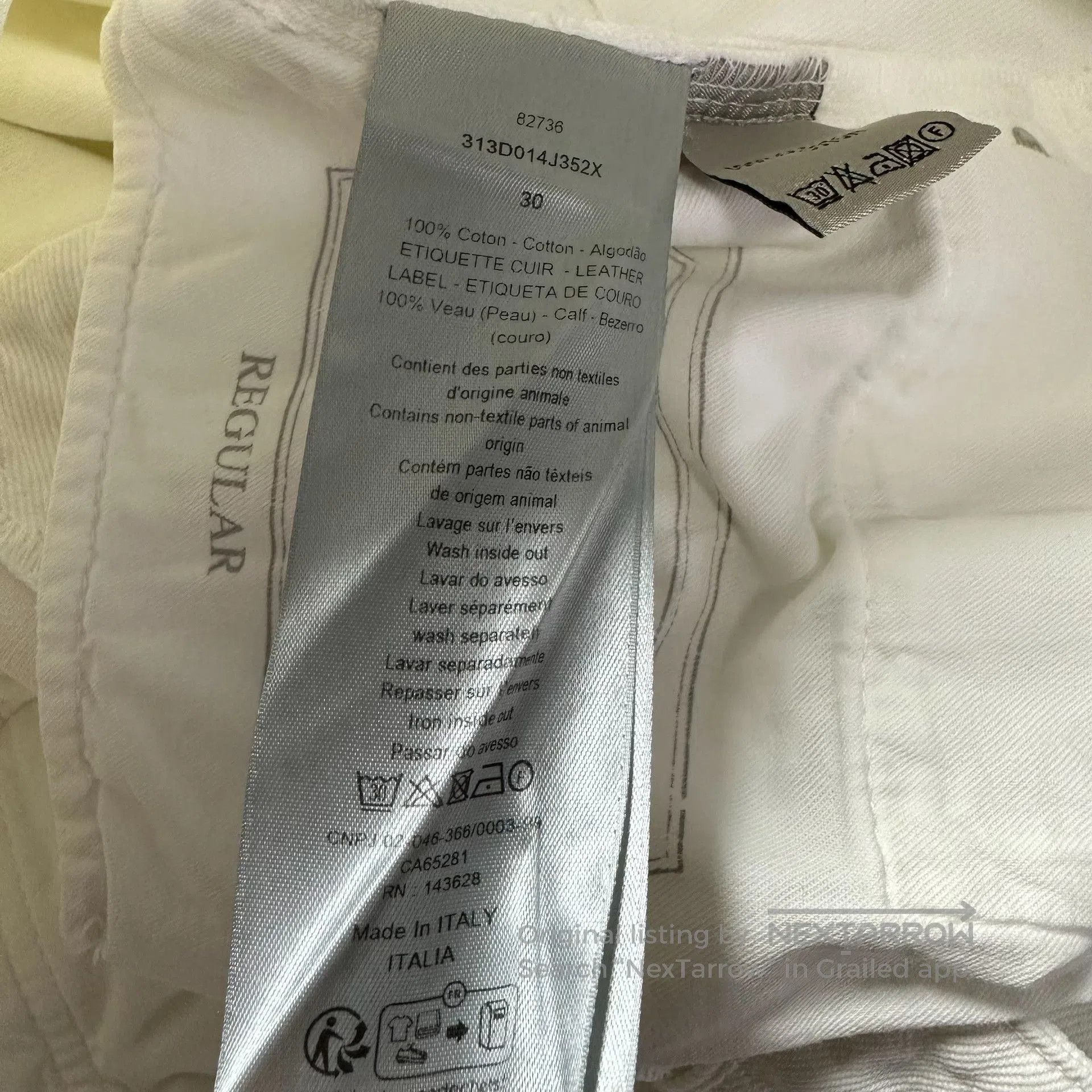 Dior Dior Latest Milky White Jeans. Size US 30 / EU 46 - 6 Thumbnail