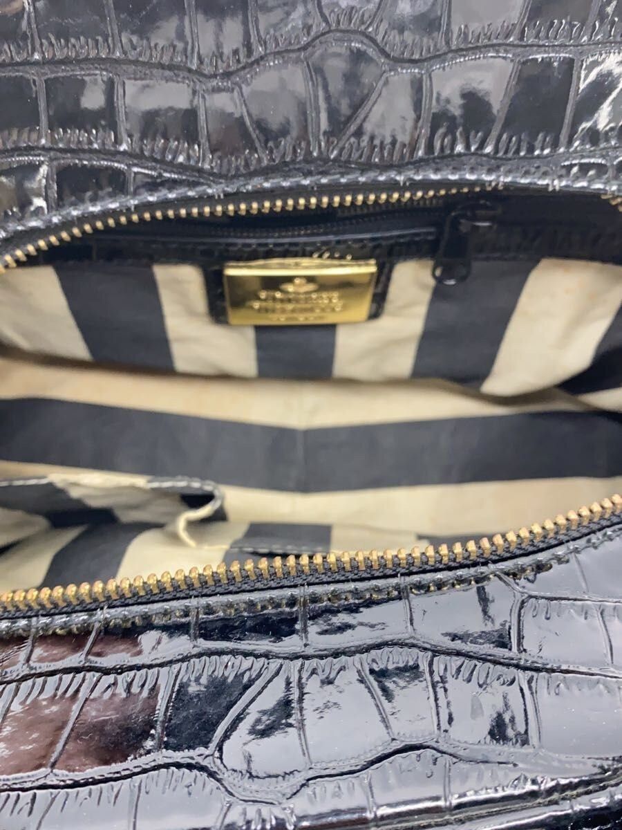 Vivienne Westwood Crocodile Embossed Orb Hand Bag Size ONE SIZE - 7 Thumbnail