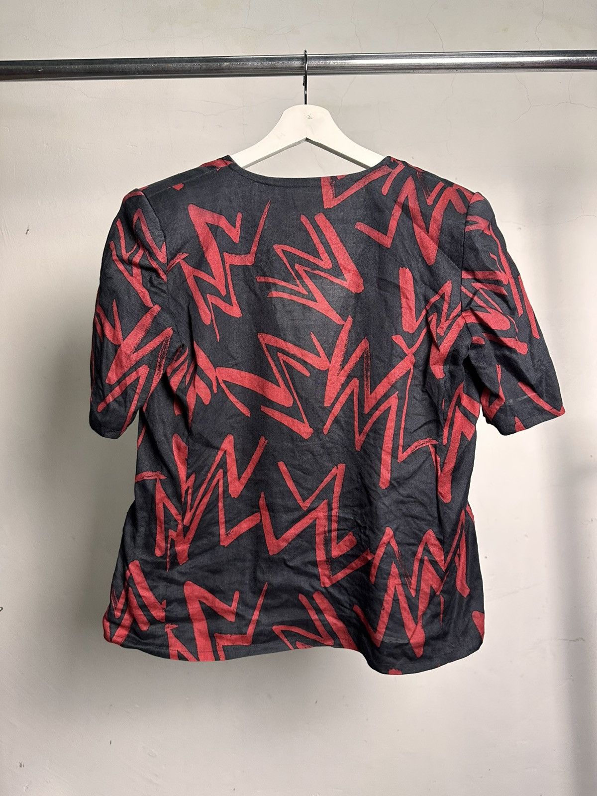 Givenchy Givenchy Glamour Lightning Abstract Graphic Cropped Blazer Size M / US 6-8 / IT 42-44 - 2 Thumbnail