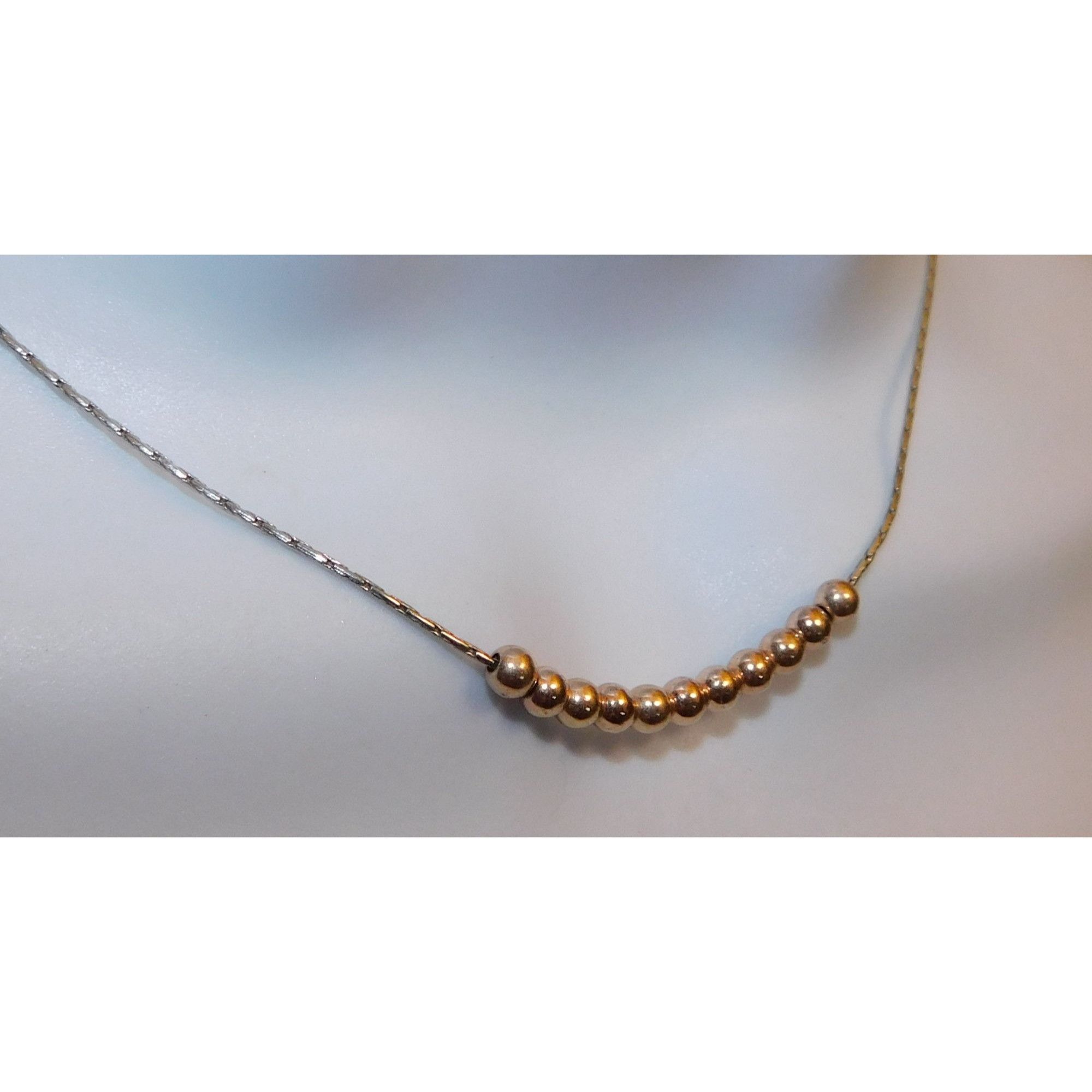 Other Simple Rose Gold Ball Necklace Size ONE SIZE - 3 Thumbnail