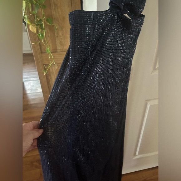 Ramy Brook RAMY BROOK halter neck cutout maxi sequin dress blue gown 8 Size M / US 6-8 / IT 42-44 - 9 Thumbnail